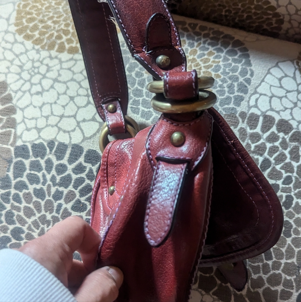 Darling vintage Marc Jacobs burgundy leather bag - Picture 10 of 13